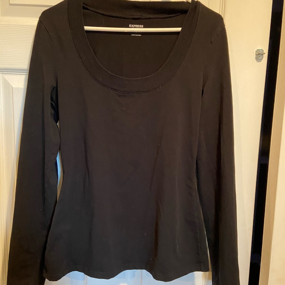 Express black long sleeve shirt
